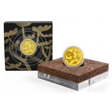 Portugal 5€ 2021 A Arte da Laca (Portugal e Japão) Ouro Proof